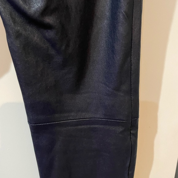 The row navy leather leggings zipper at ankle - Picture 7 of 7